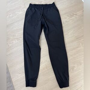 Lululemon Men’s Black Jogger Pants Size S Athletic Training Stretch Drawstring